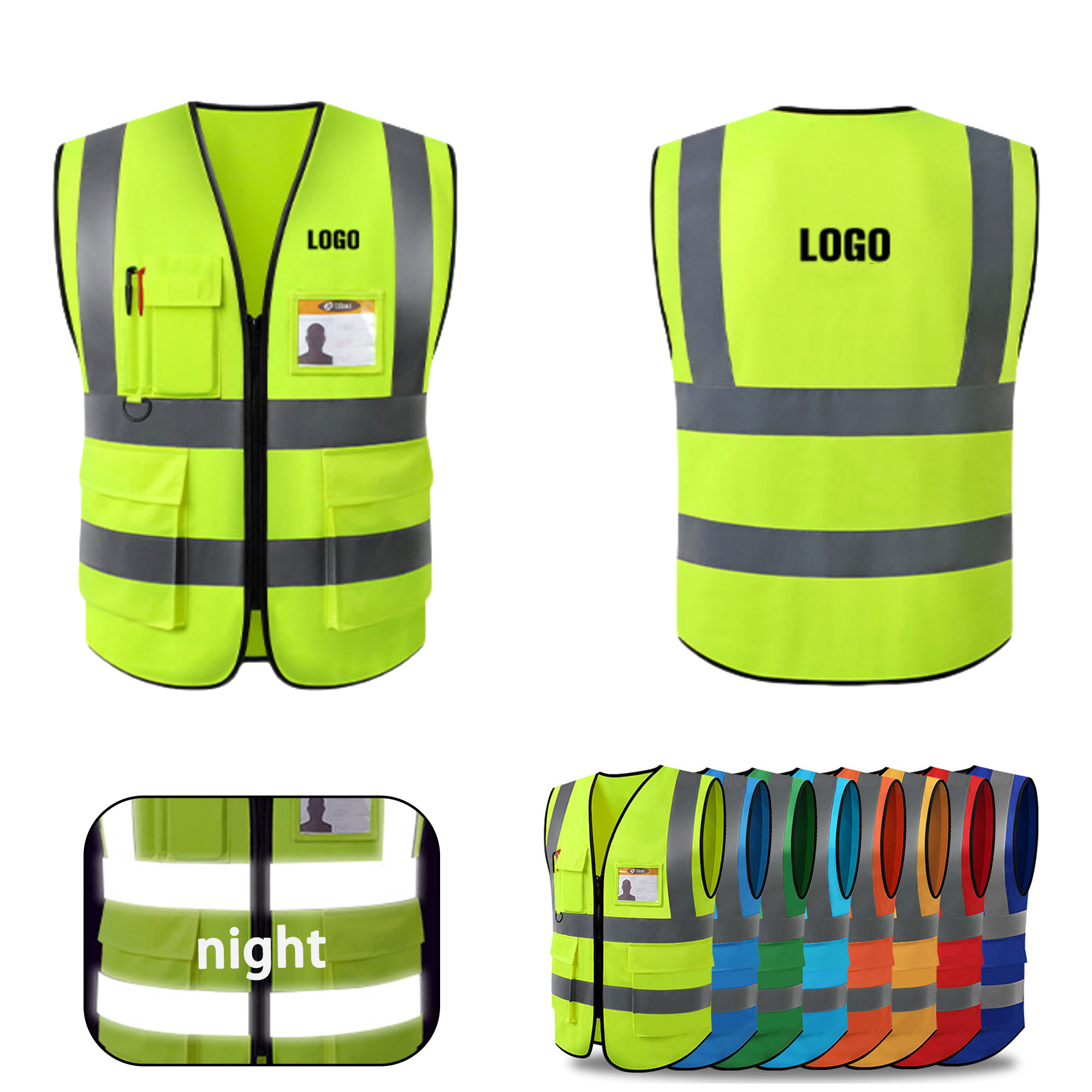 Safety Reflective Vest Work Clothes 5