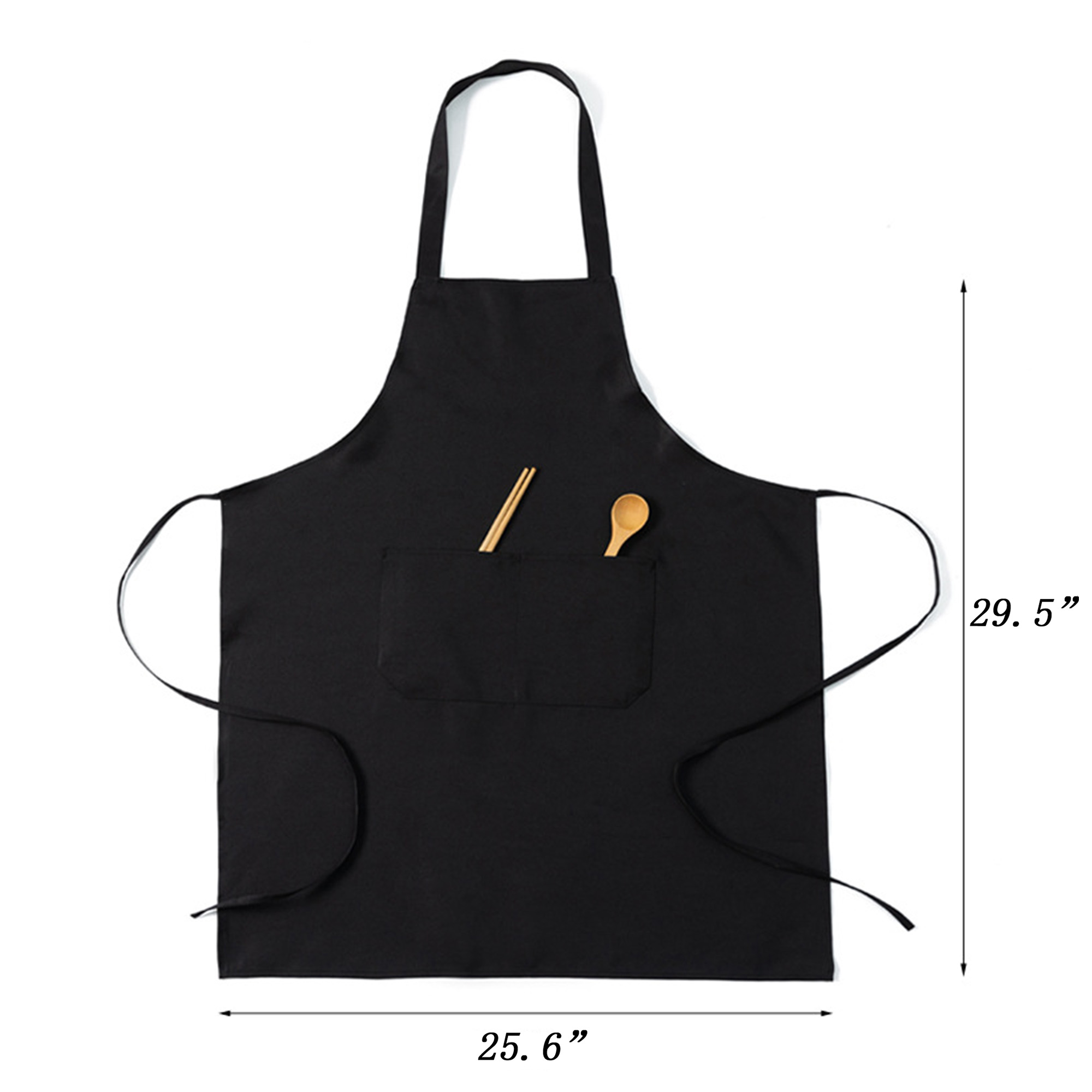 Simple Solid-Color Custom-Made Advertising Apron 5