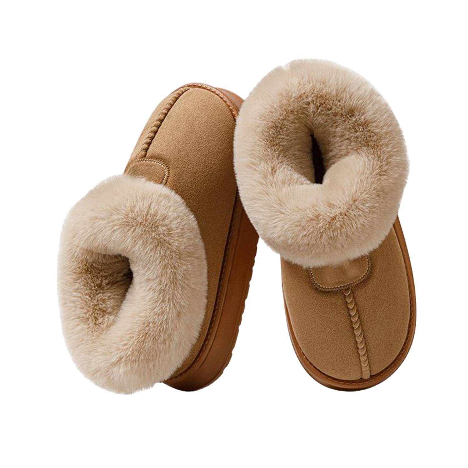 Winter Women Anti Slip Plush Fleece Slipper 2