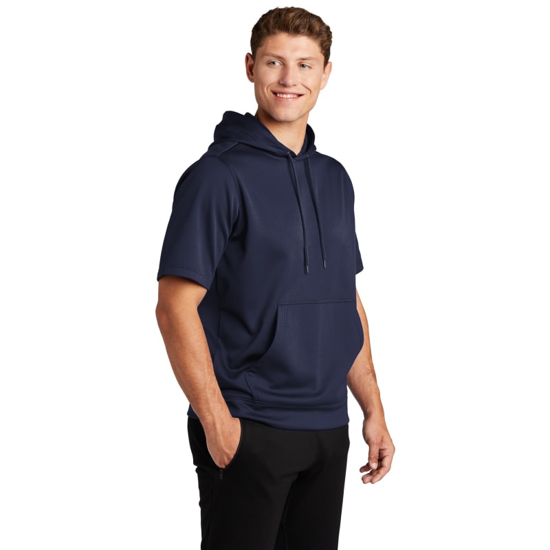Sport-Tek Sport-Wick Fleece Short Sleeve Hooded Pullover., custom hoodie or sweatshirt with logo imprint 2