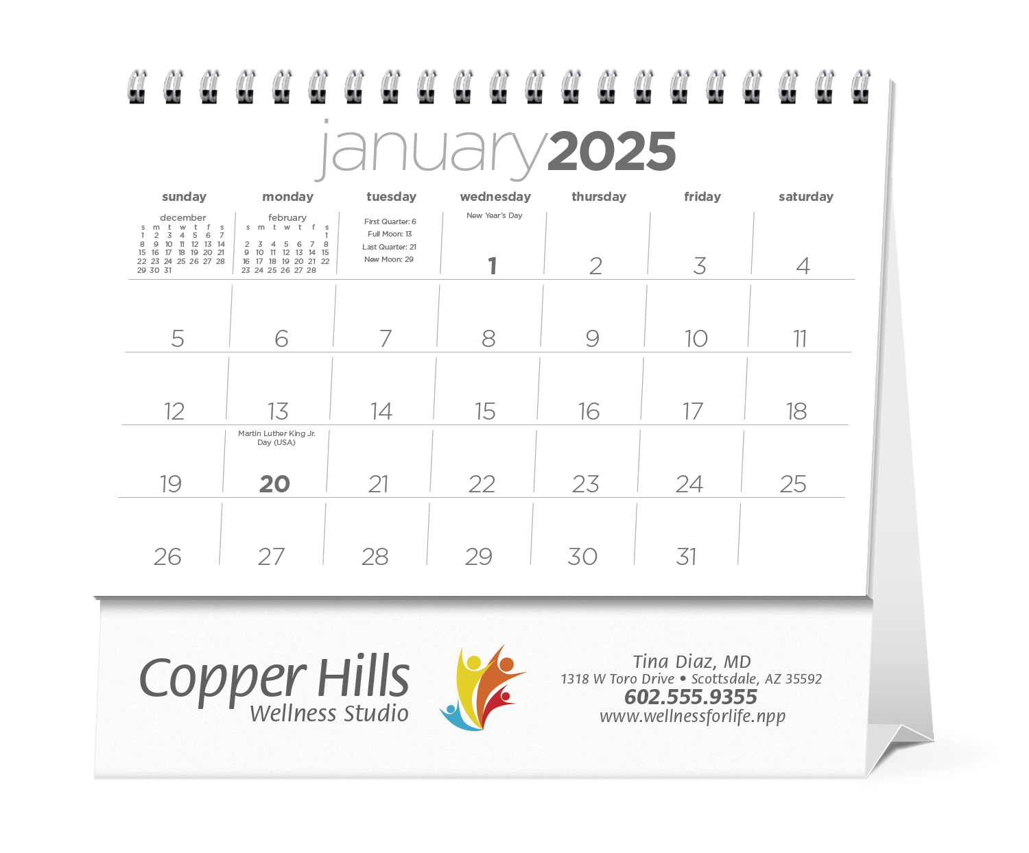 Triumph® Calendars Simplicity Large Desk Calendar 33