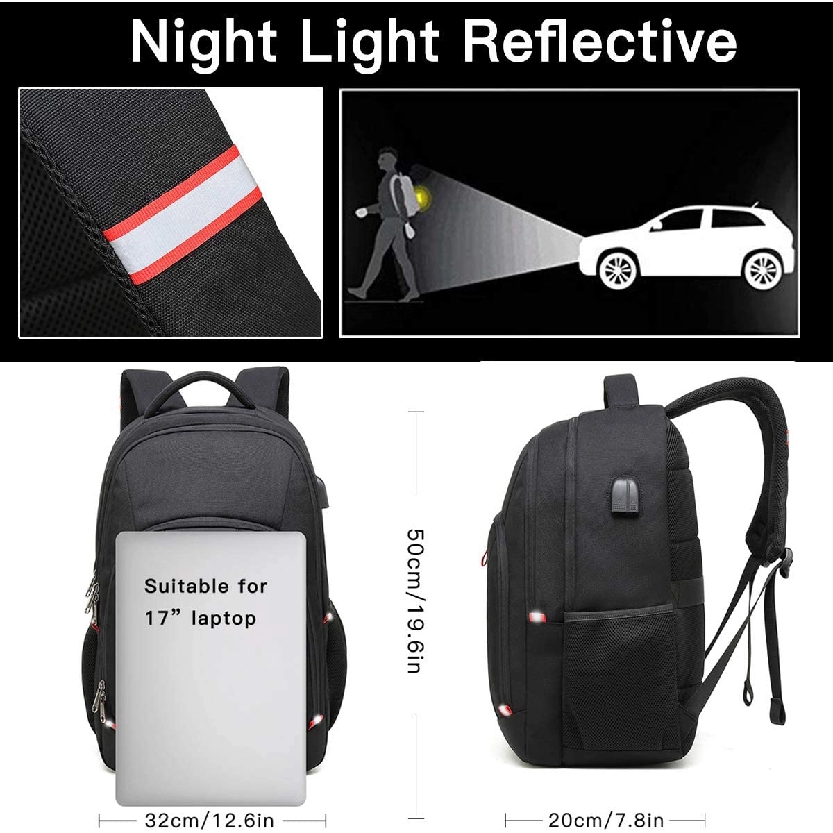 Travel Laptop Backpack For Men And Women With Usb Charging 5