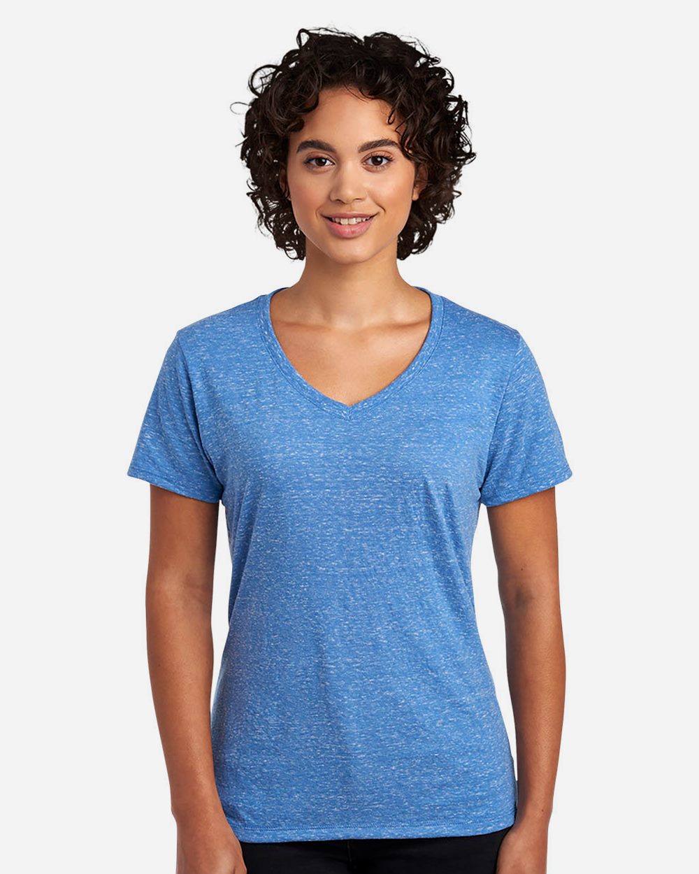 Women's Snow Heather Jersey V-Neck T-Shirt - 88WVR 20