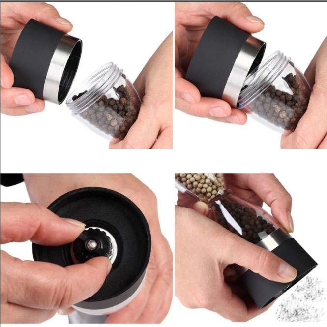 Custom Double-ended Manual Salt Grinder 4