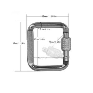 Stylish Bone-Shaped Aluminum Alloy Carabiner 6