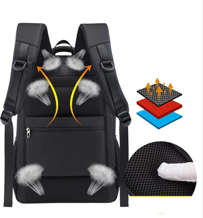 Waterproof Business Casual Laptop Backpacks with USB Port 14