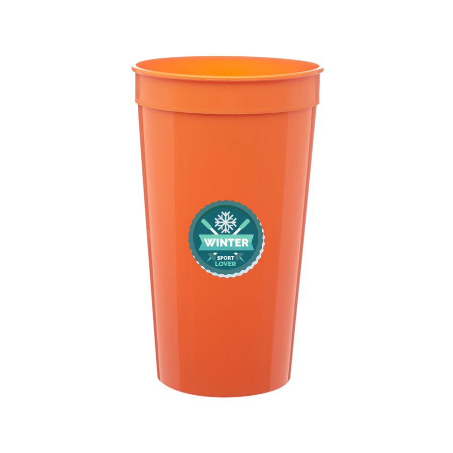 Plastic Stadium Cups 32 oz. 3