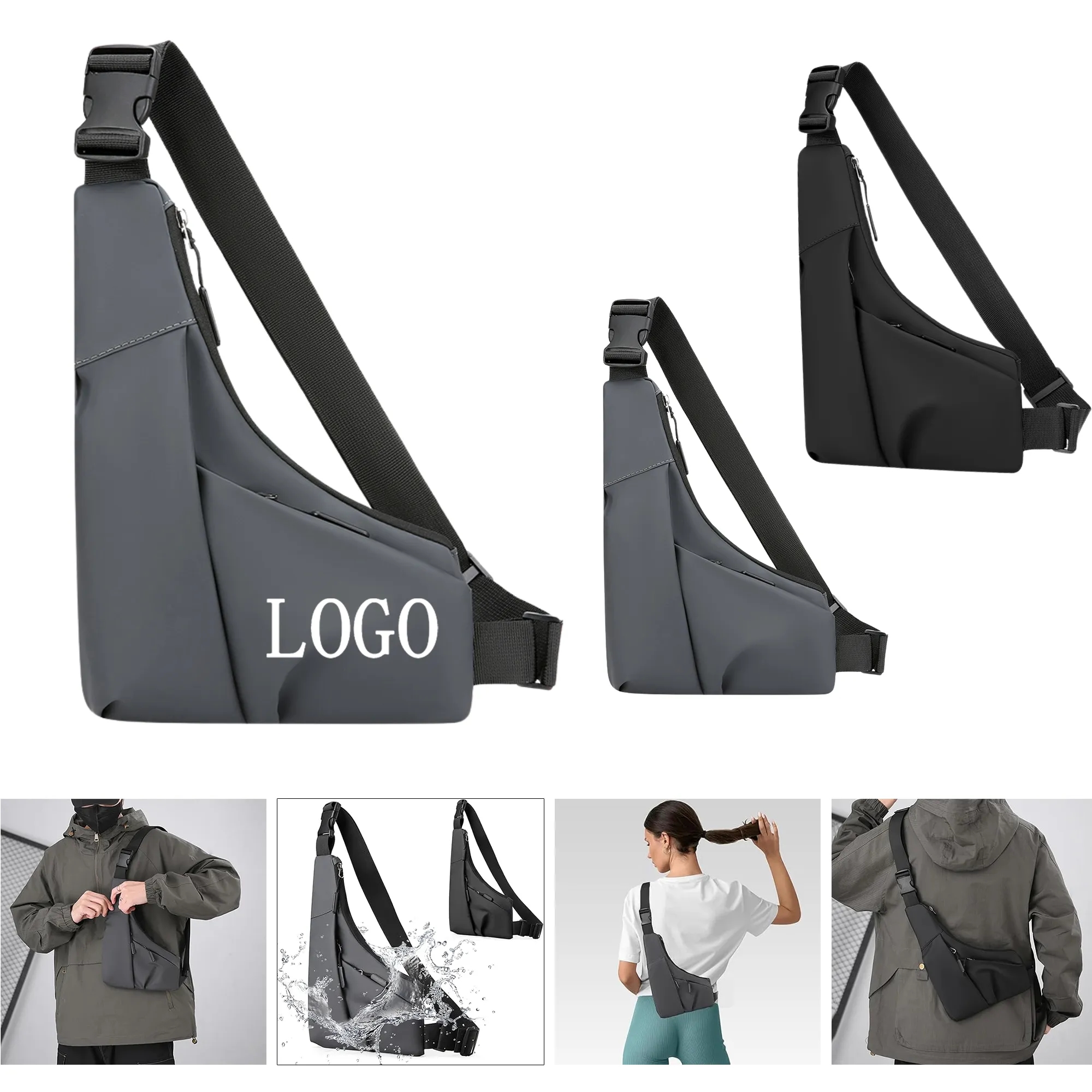 Adjustable Close-Fitting Crossbody Bag 1