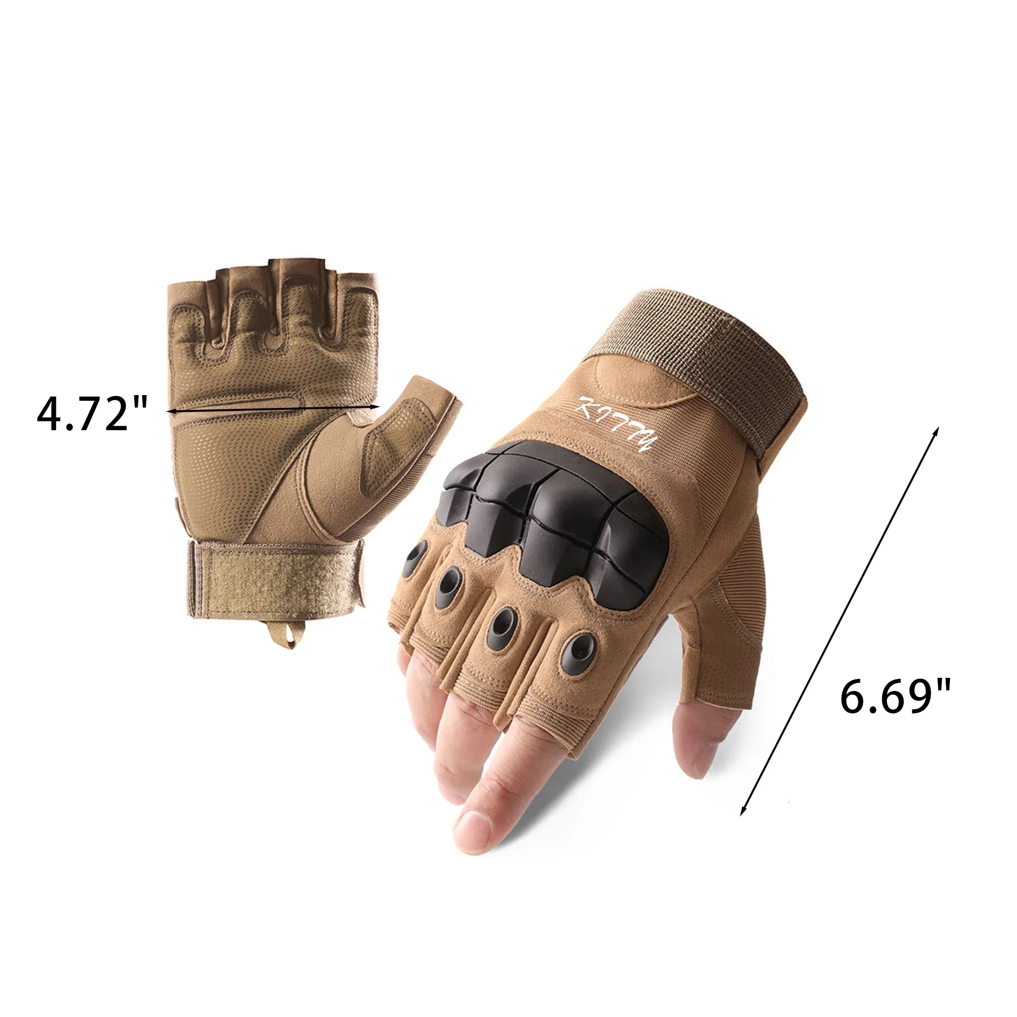 Non-Slip Wear-Resistant Half-Finger Tactical Gloves 7