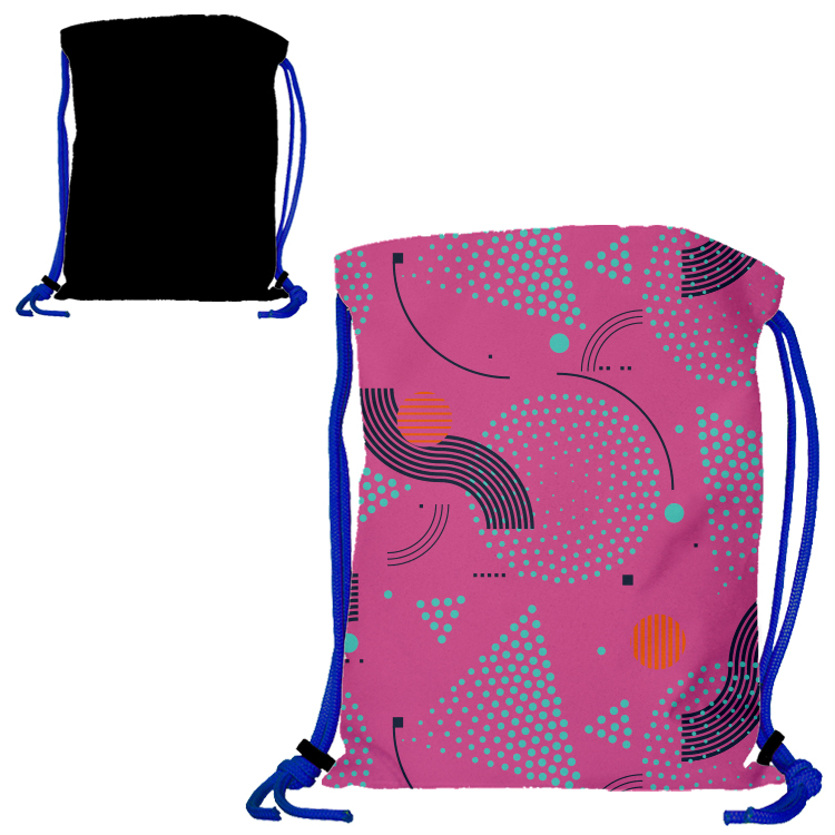 Super Drawstring Pack (One side Imprint)-Royal Heavy Rope 7