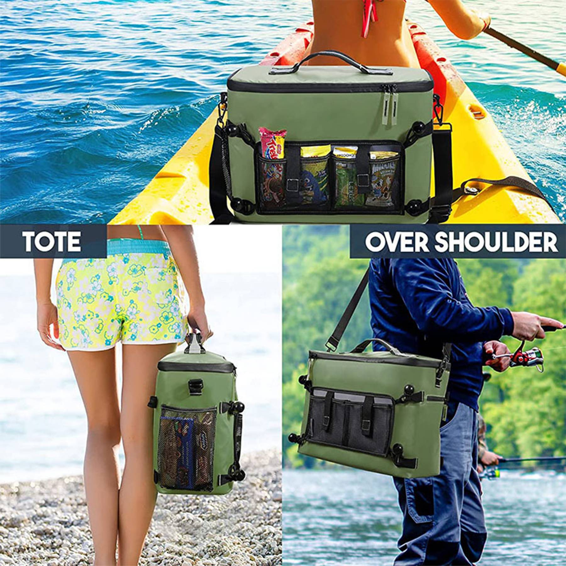 Kayaking Camping Travel Beaches Cooler Insulation Bag 3