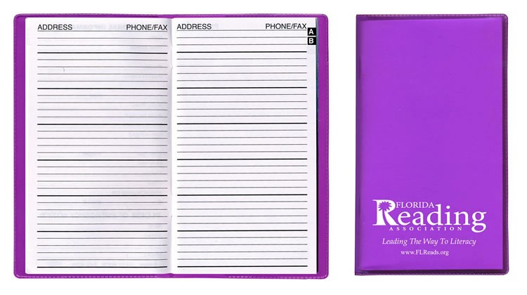 Translucent Vinyl Address Book 6