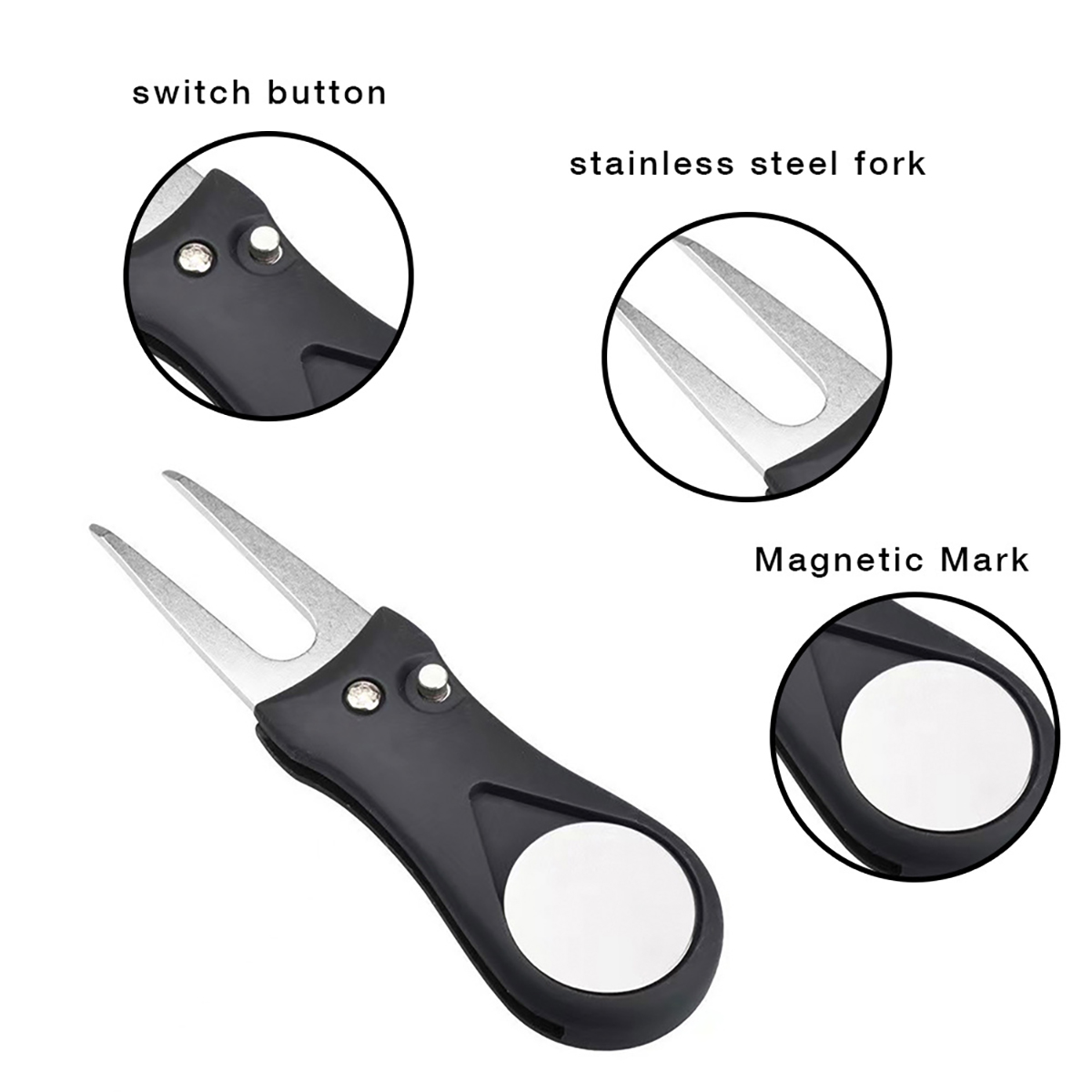 Foldable Golf Divot Tool 2