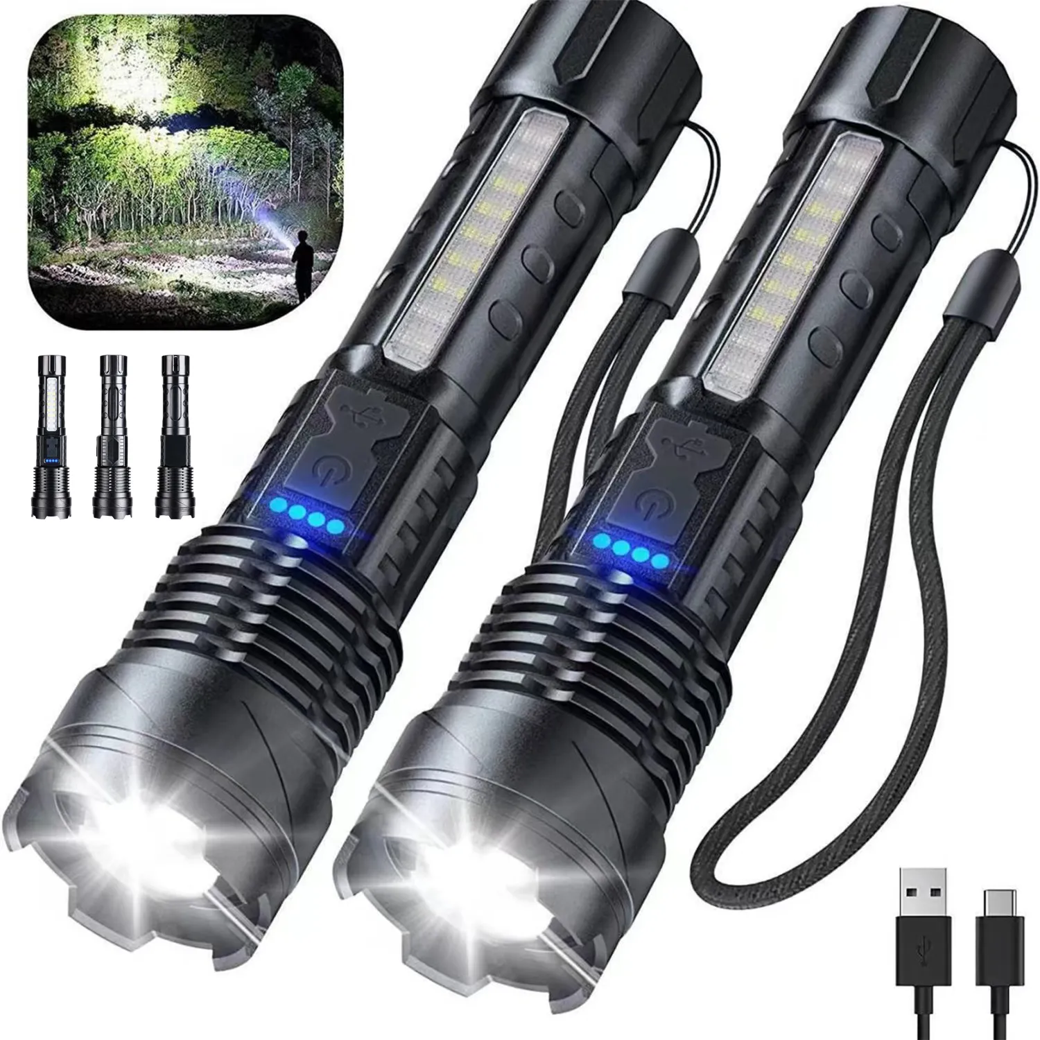 Vehicle-Mounted Portable Strong Light Flashlight 1