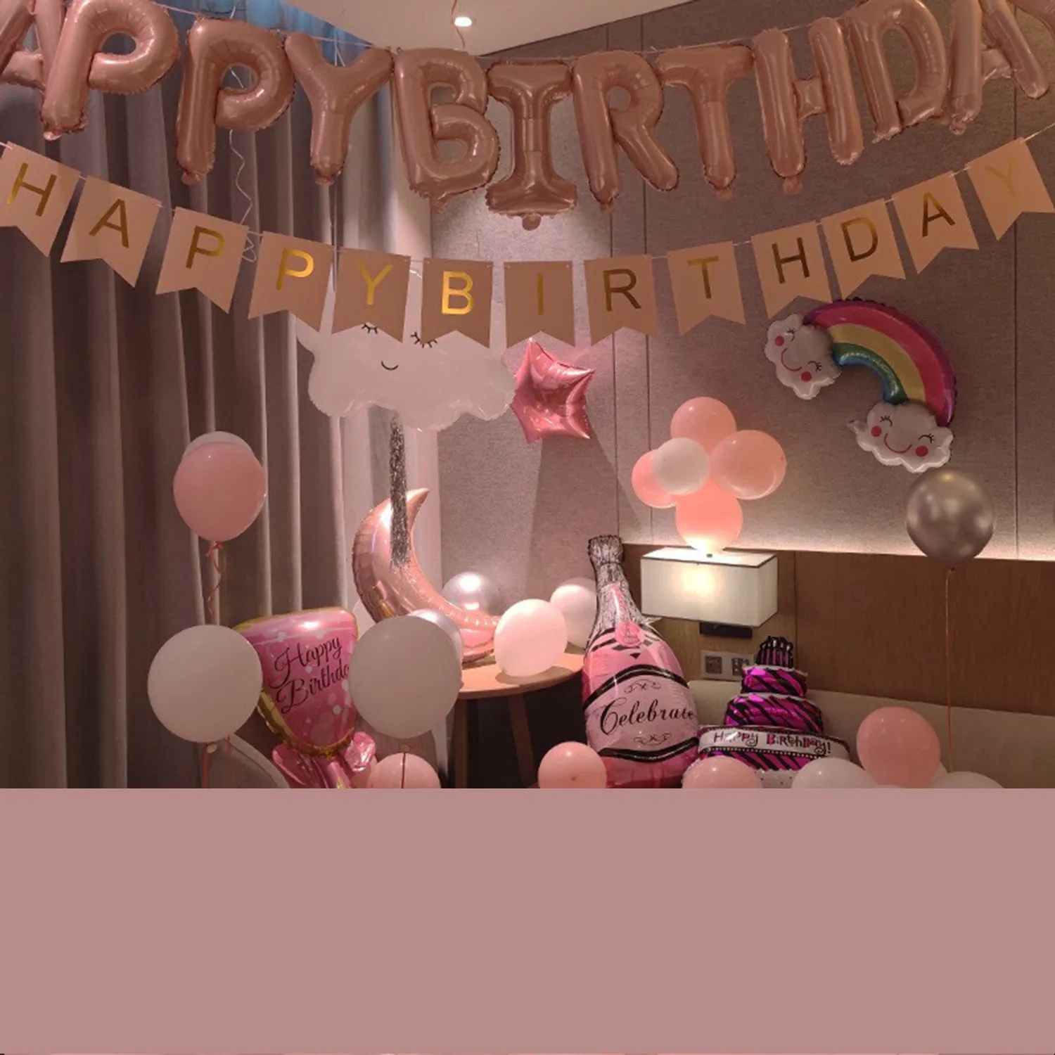 Birthday Pie Balloon Pair Decoration Set 9