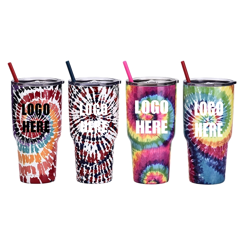 Tie-dye Stainless Steel Vacuum Insulated Tumbler 3