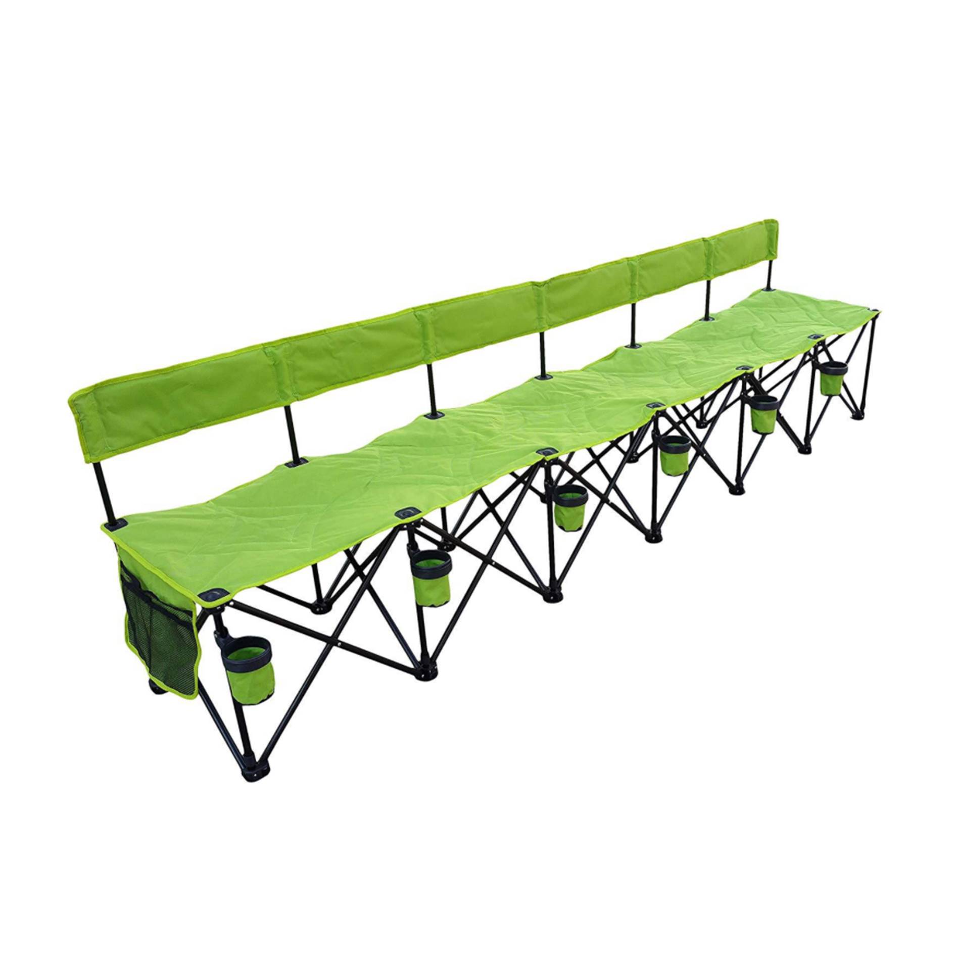 Folding Six Seat Long Bench Beach Chair 3