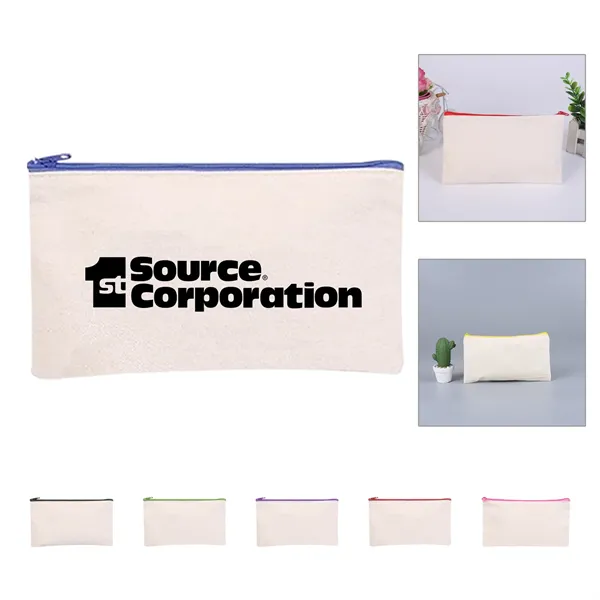 10Oz Durable Canvas Pencil Bag 1