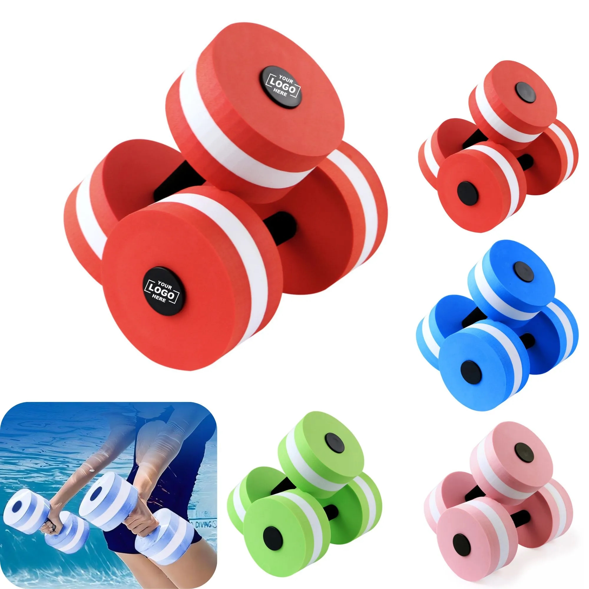 Aqua Fitness Floating Dumbbells