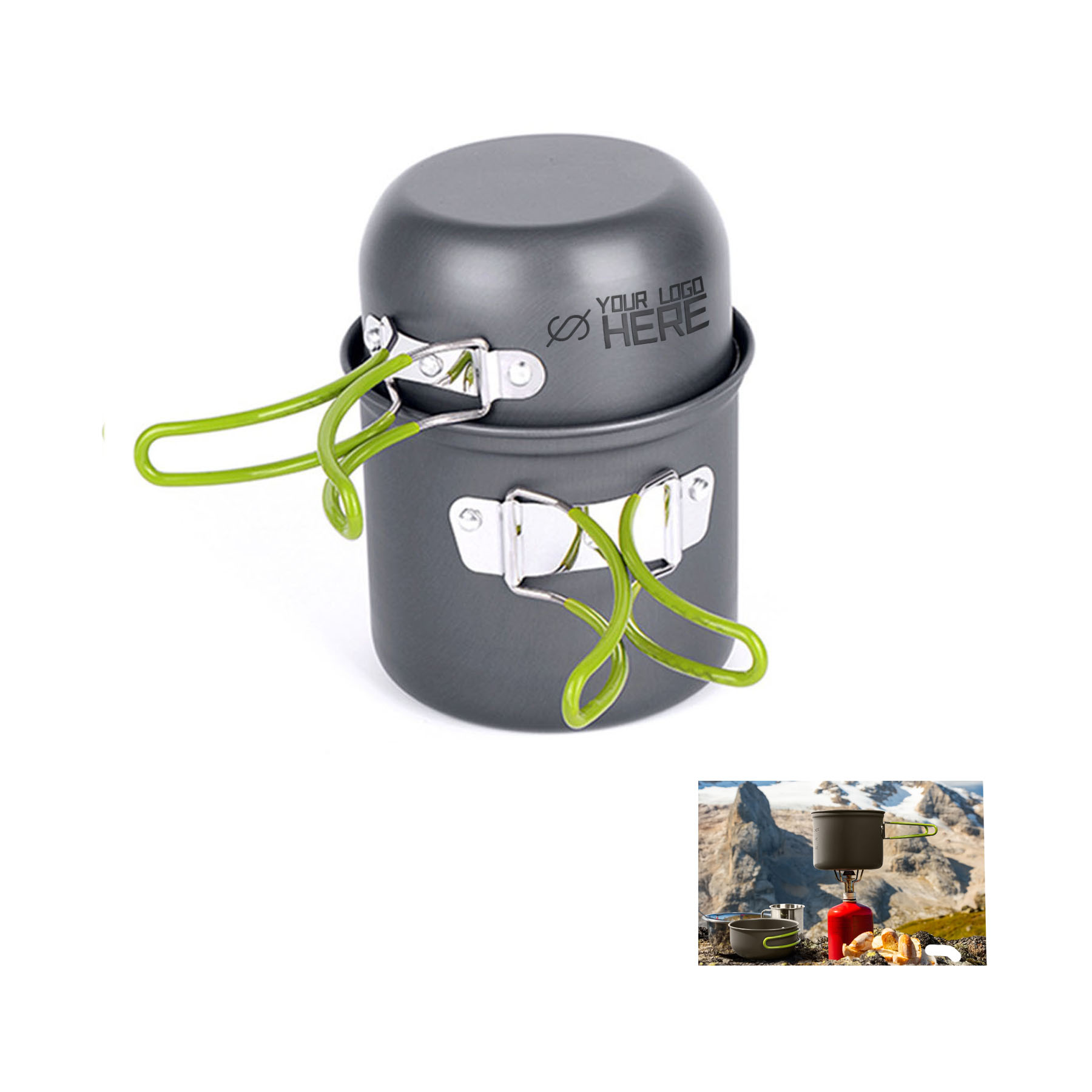 Camping Cookware Set Portable 2