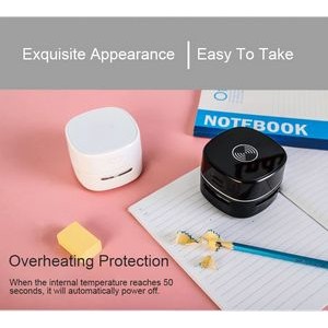 Mini Desktop Vacuum Desk Cleaner with Wireless Charger 7