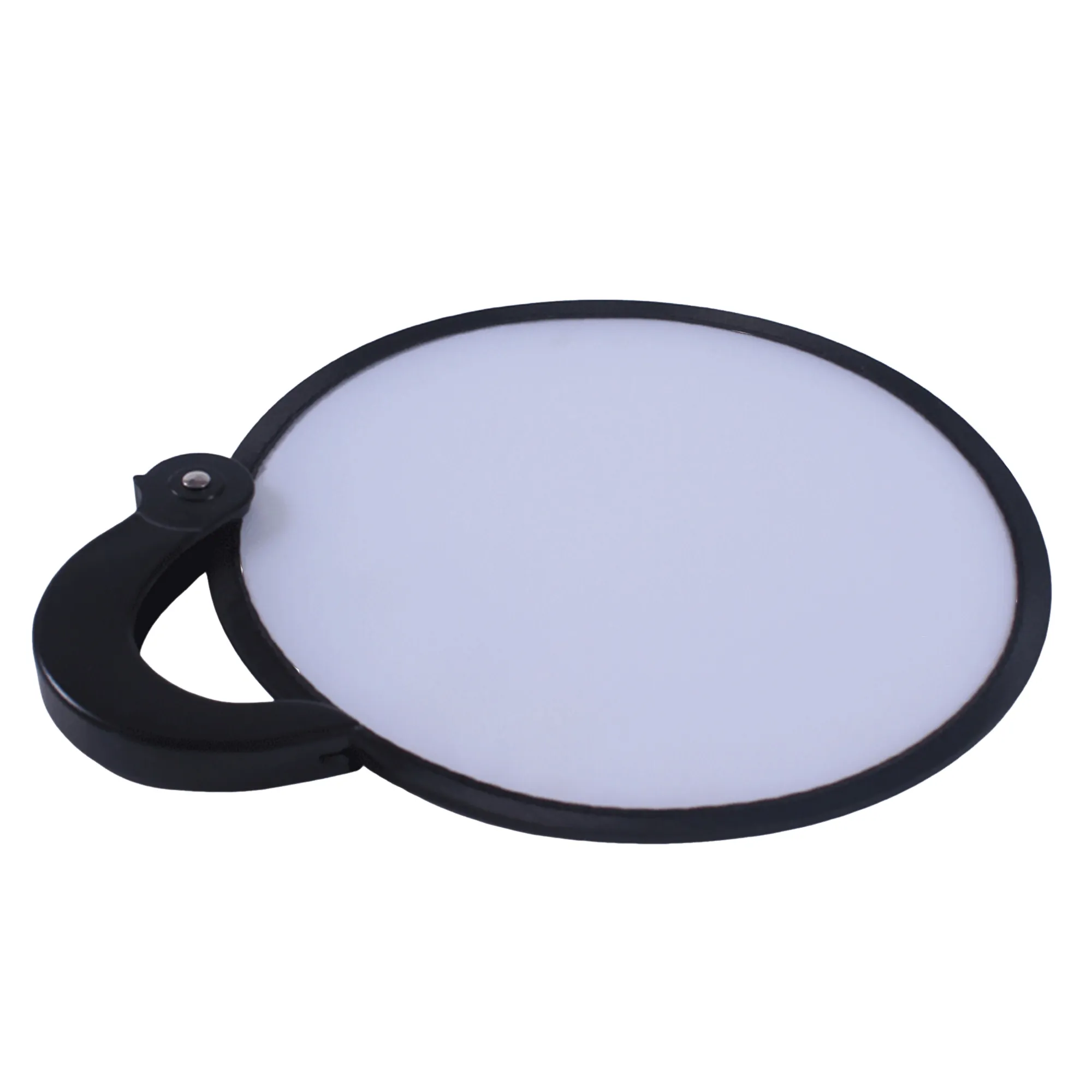 Lightweight Folding Disc Hand Fan 10 Inch 2