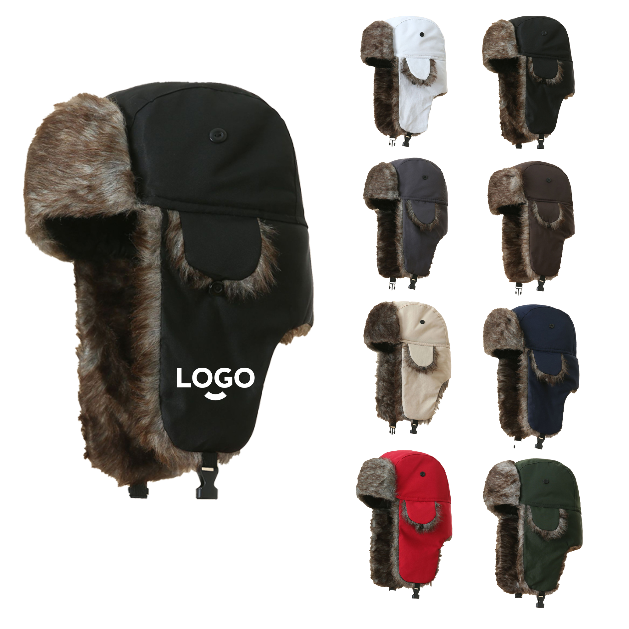 MOQ20 Trapper Hat Winter For Women Men 3
