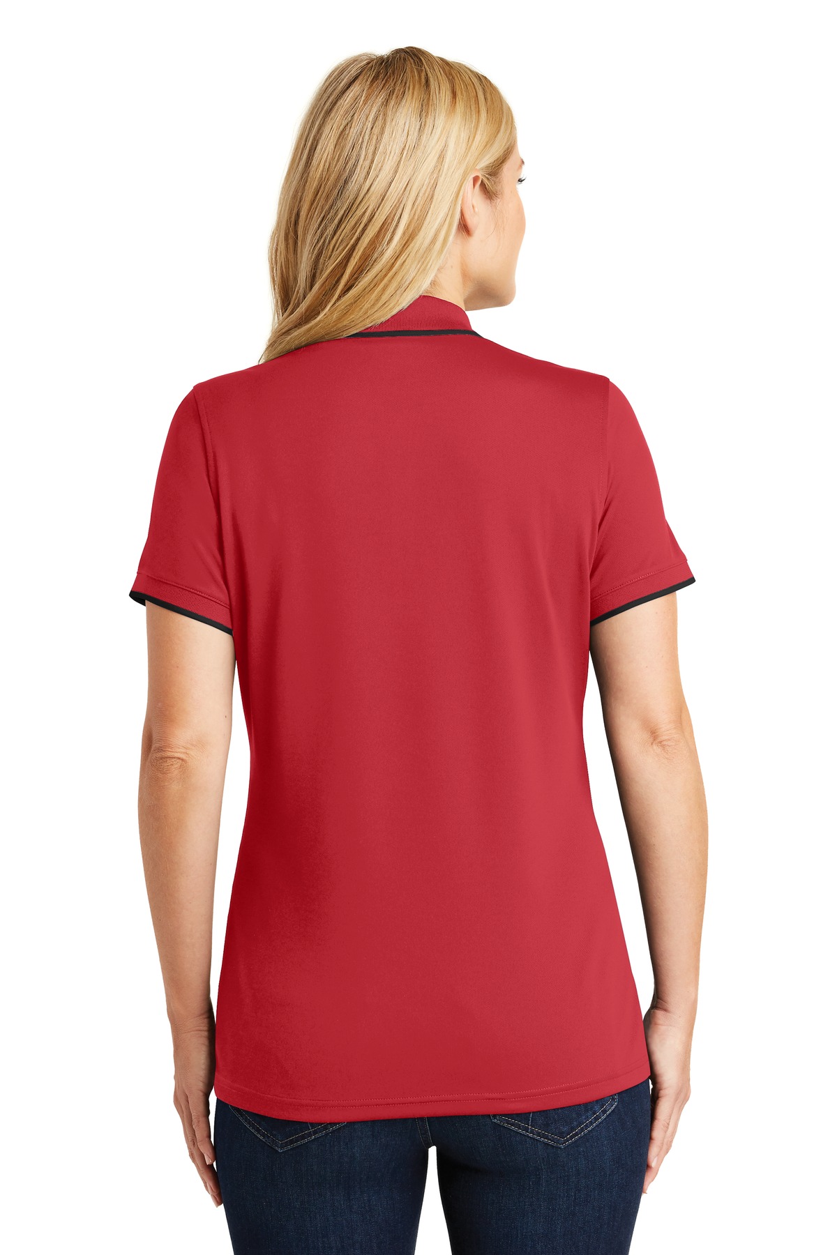 Port Authority Women's Dry Zone UV Micro-Mesh Tipped Polo. LK111 7