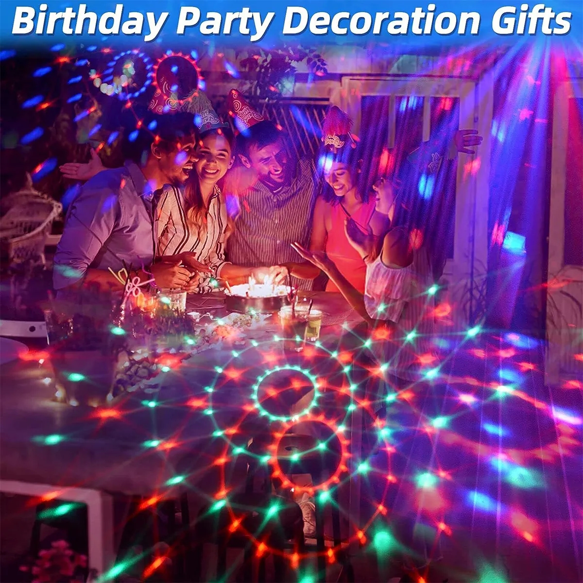 Halloween Christmas Activated Party Lights 4