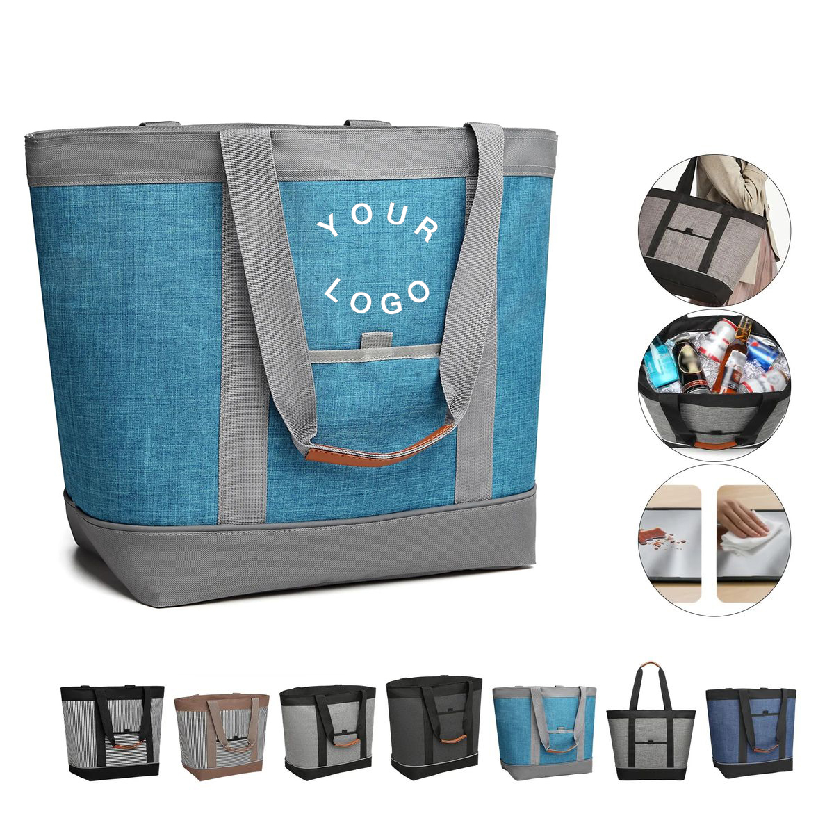 Insulated Cooler Tote For Travel Or Outdoor Trips 10