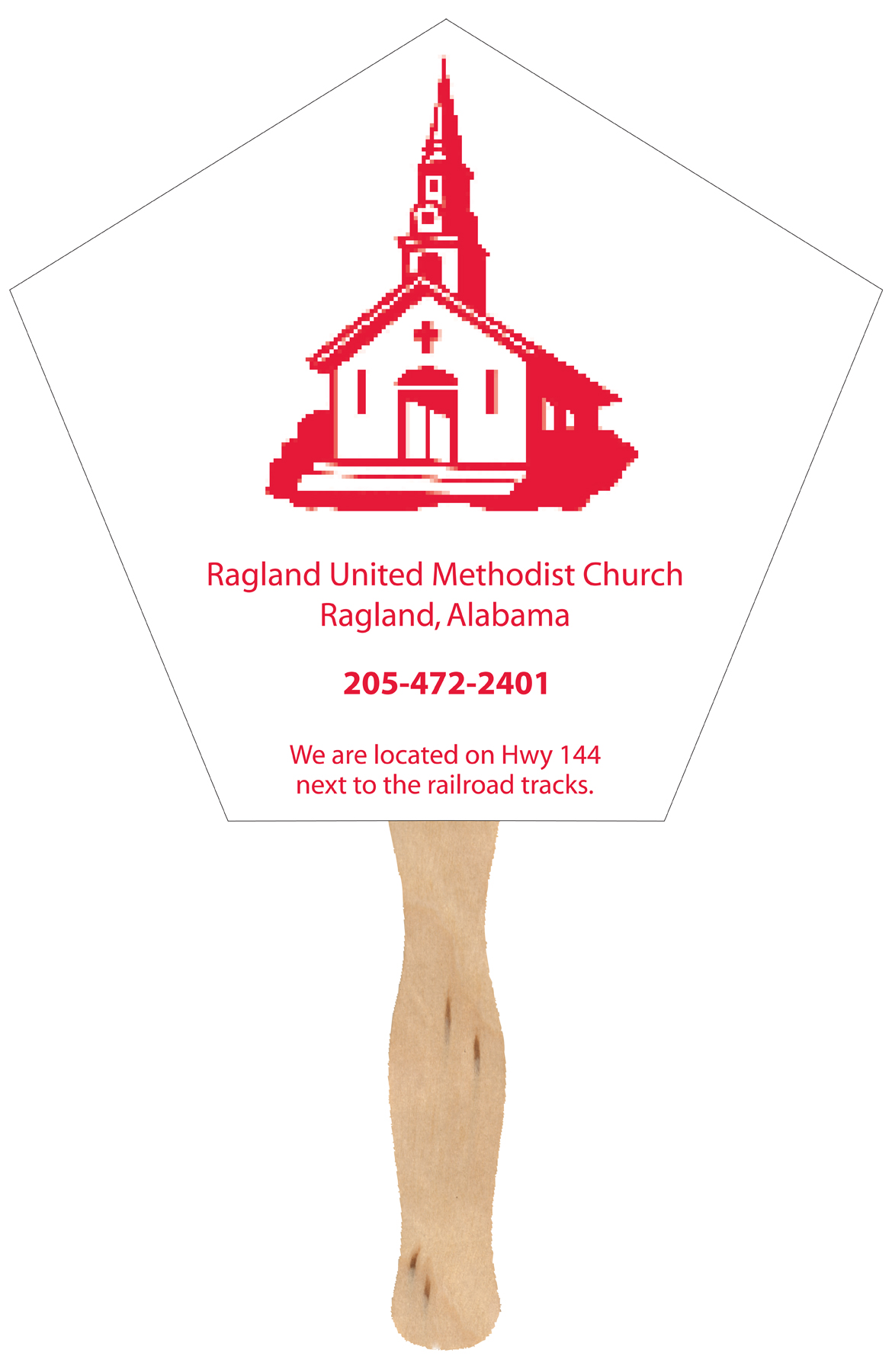 Single Side Church/ Star Shaped Fan
