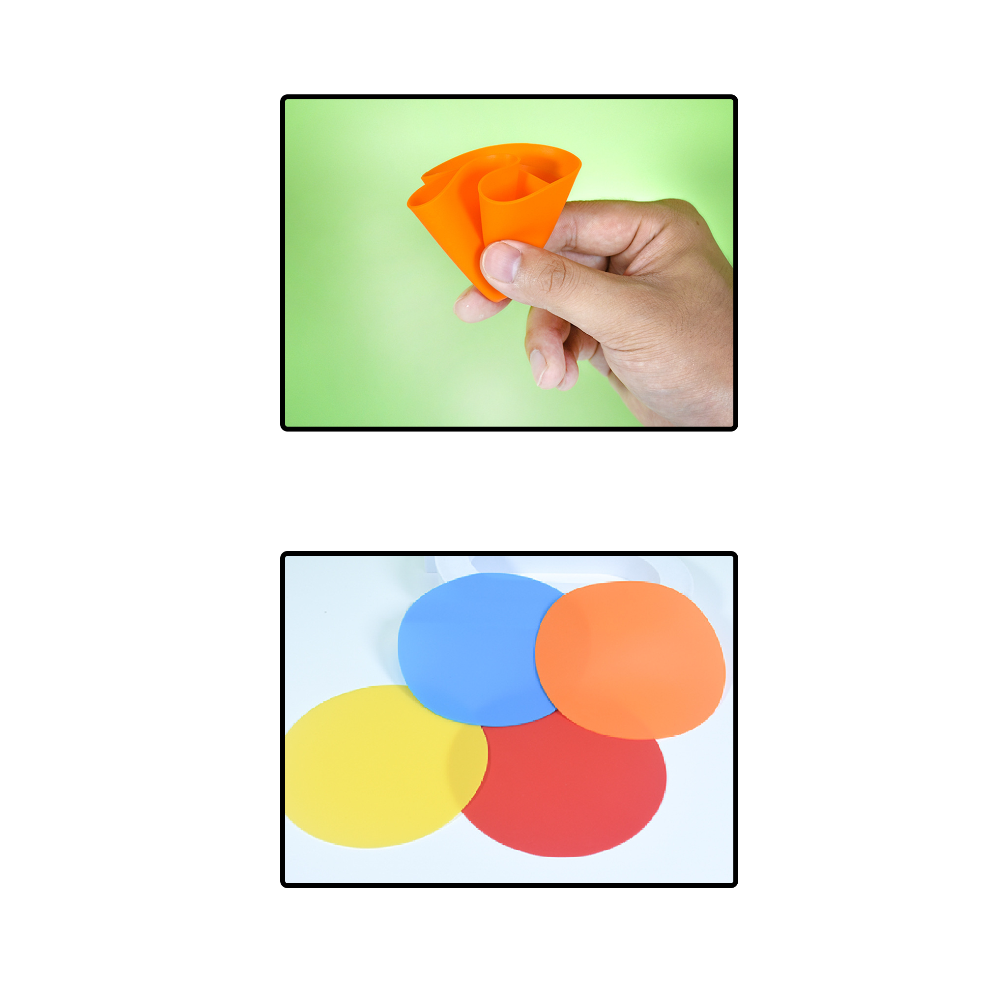 Round Silicone Bottle Opener Coaster 6