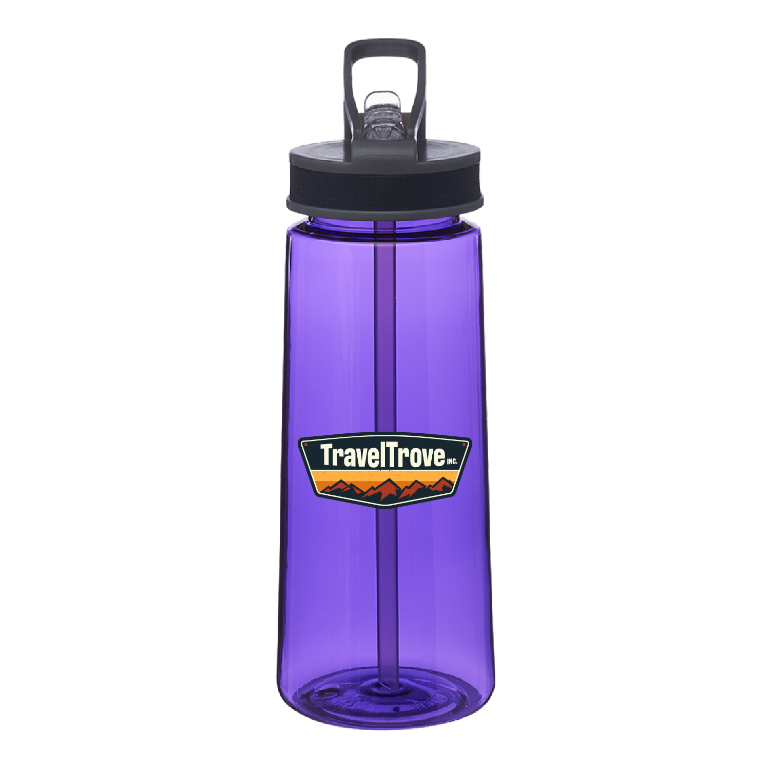 22 oz. Jog Sports Water Bottle (Full Color Imprint) 11