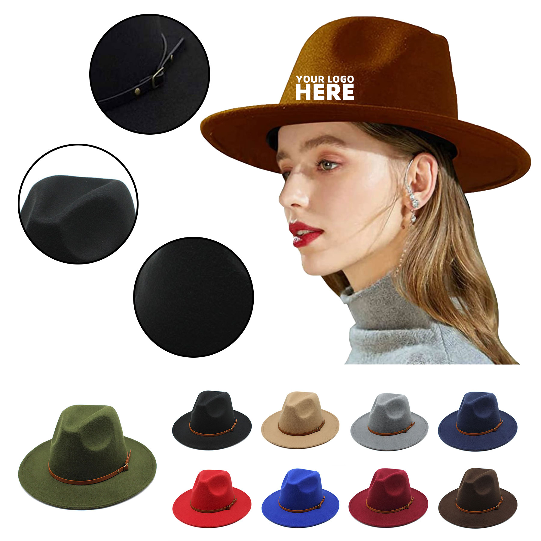 Felt Jazz Hat  2