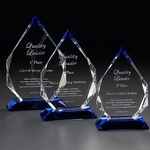 Optical Crystal Peak Award Plaques 2