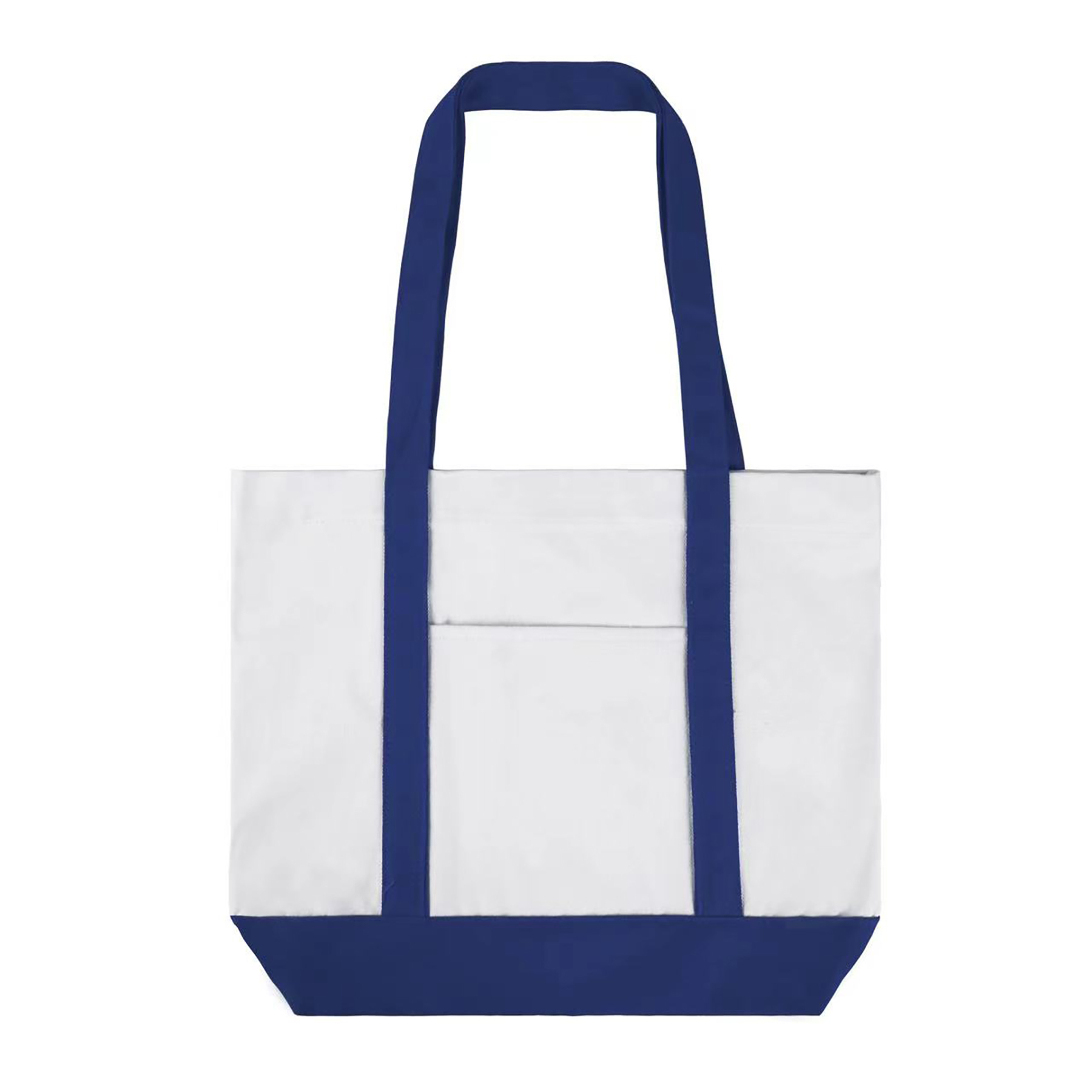 12 Oz Cotton Boat Tote Bag Front Pocket W/ Gusset 7
