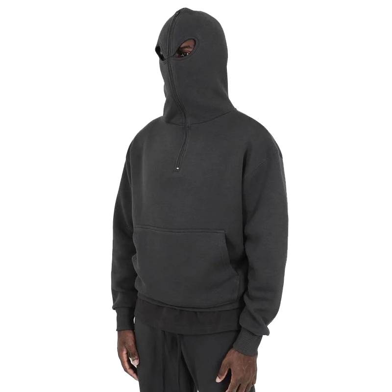 Full Zip Hoodie With Eye Holes, custom hoodie or sweatshirt with logo imprint 6