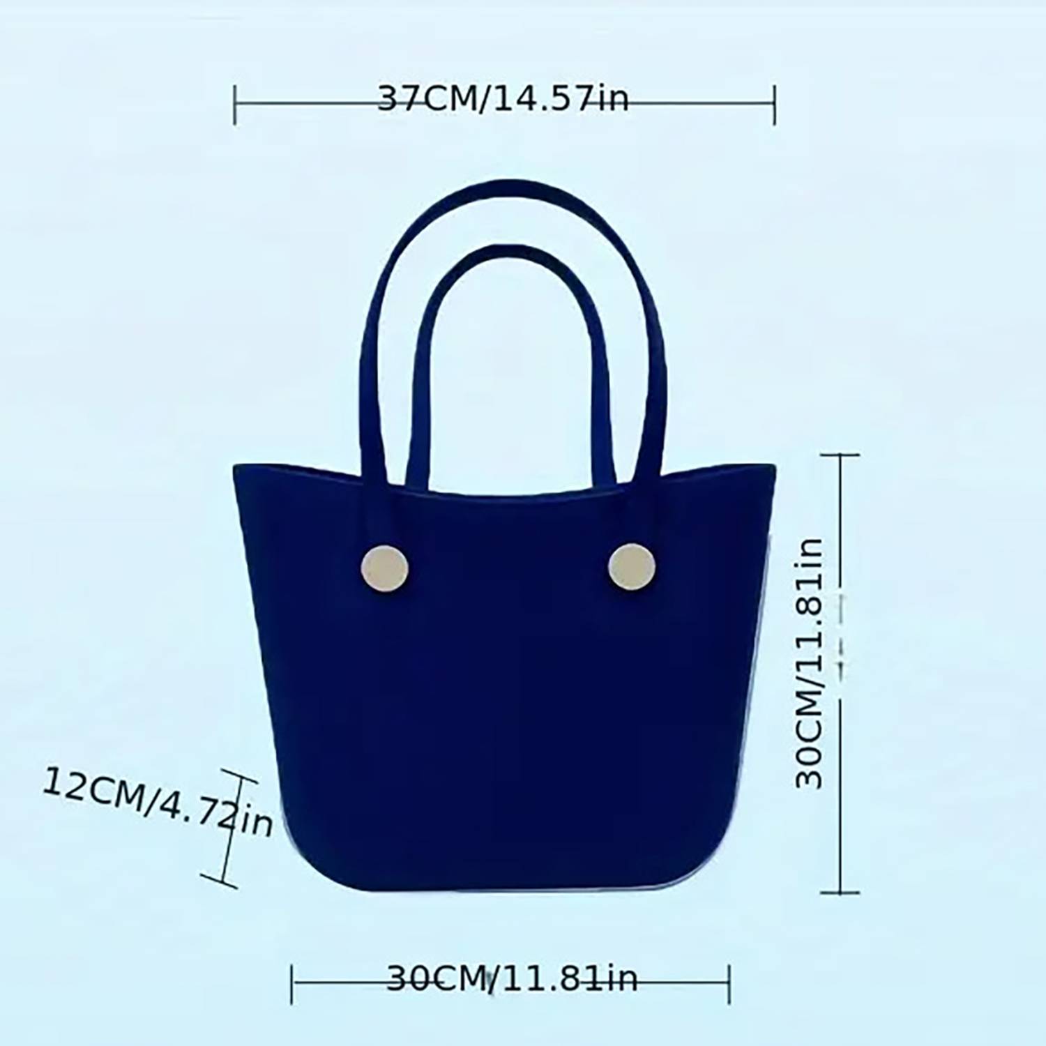 Lightweight and Durable EVA Crescent-Shaped Beach Bag 3