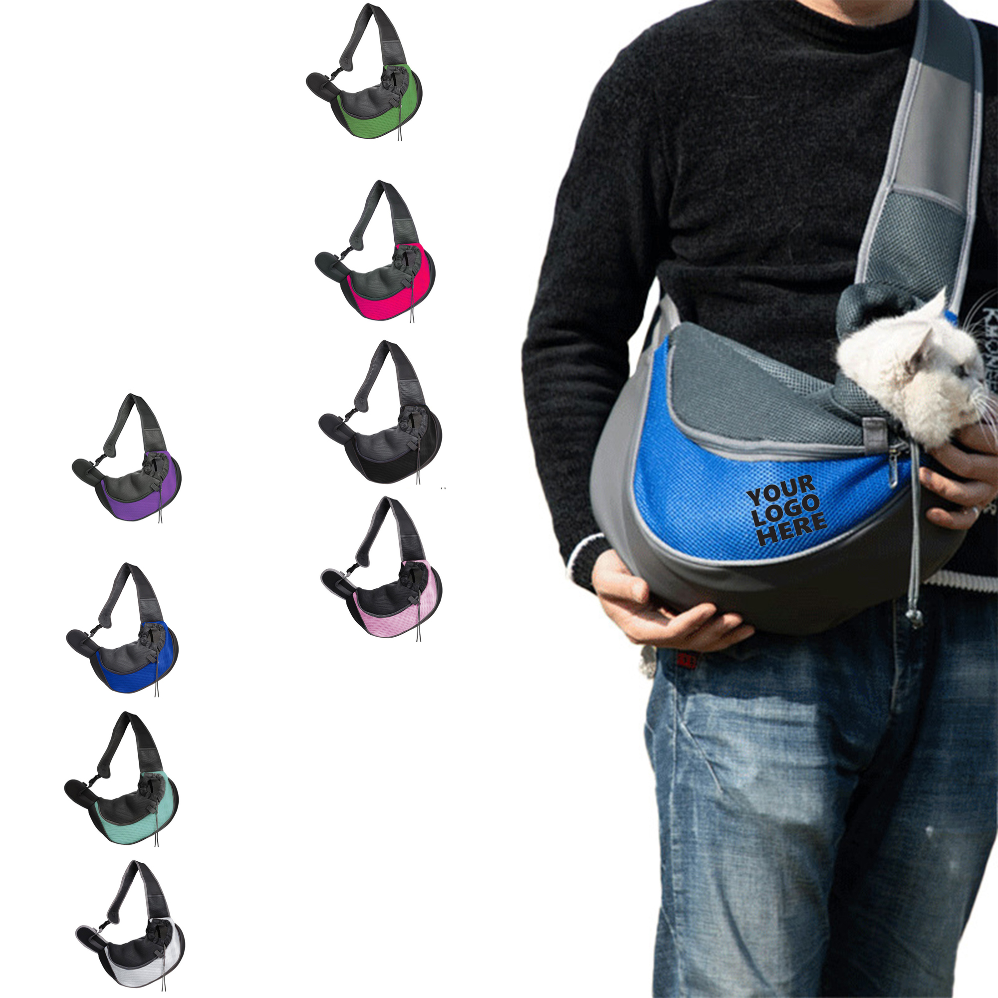 Breathable Portable Oxford Cloth Pet Shoulder Bag 1