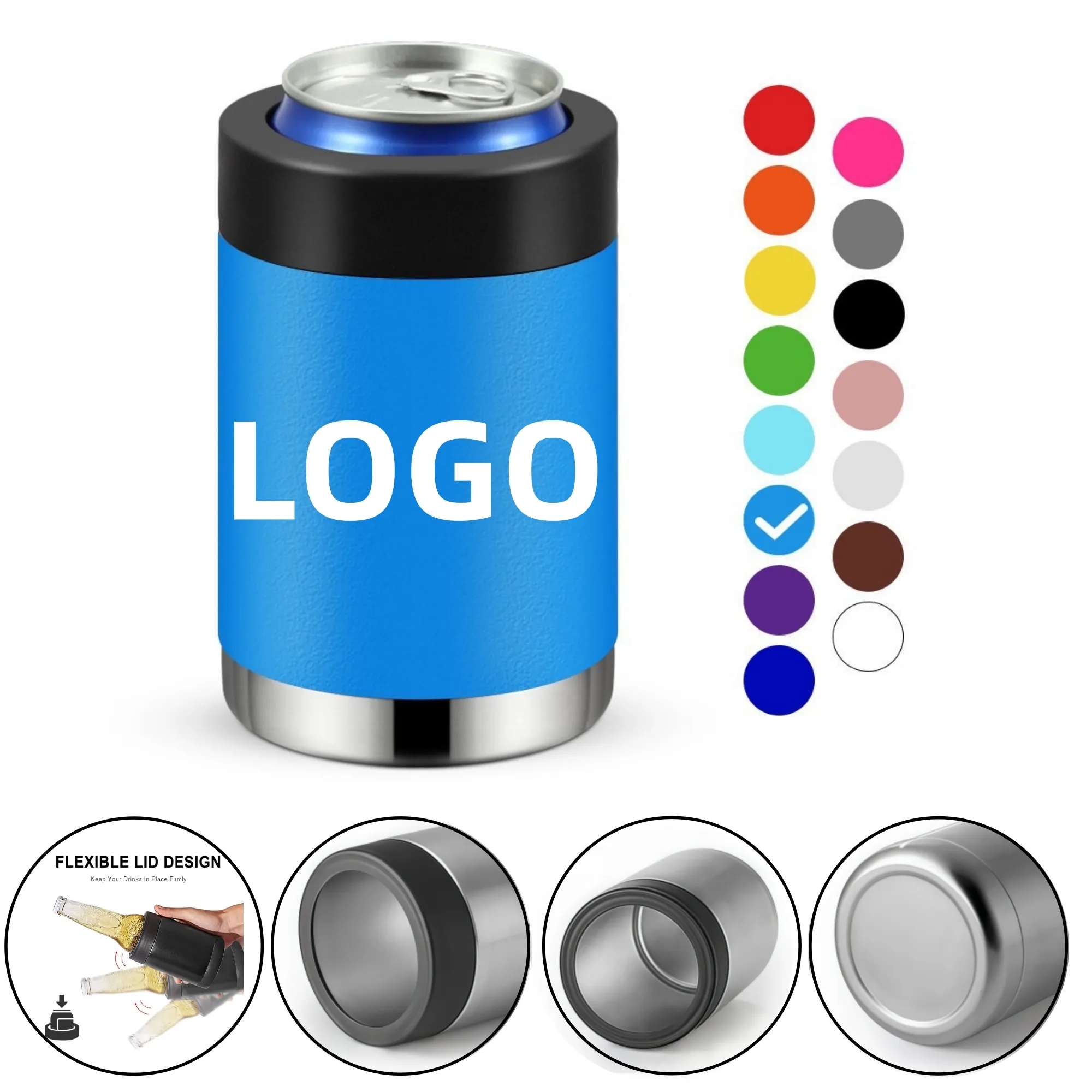 12oz 304 Stainless Steel Cold-Retention Can 4