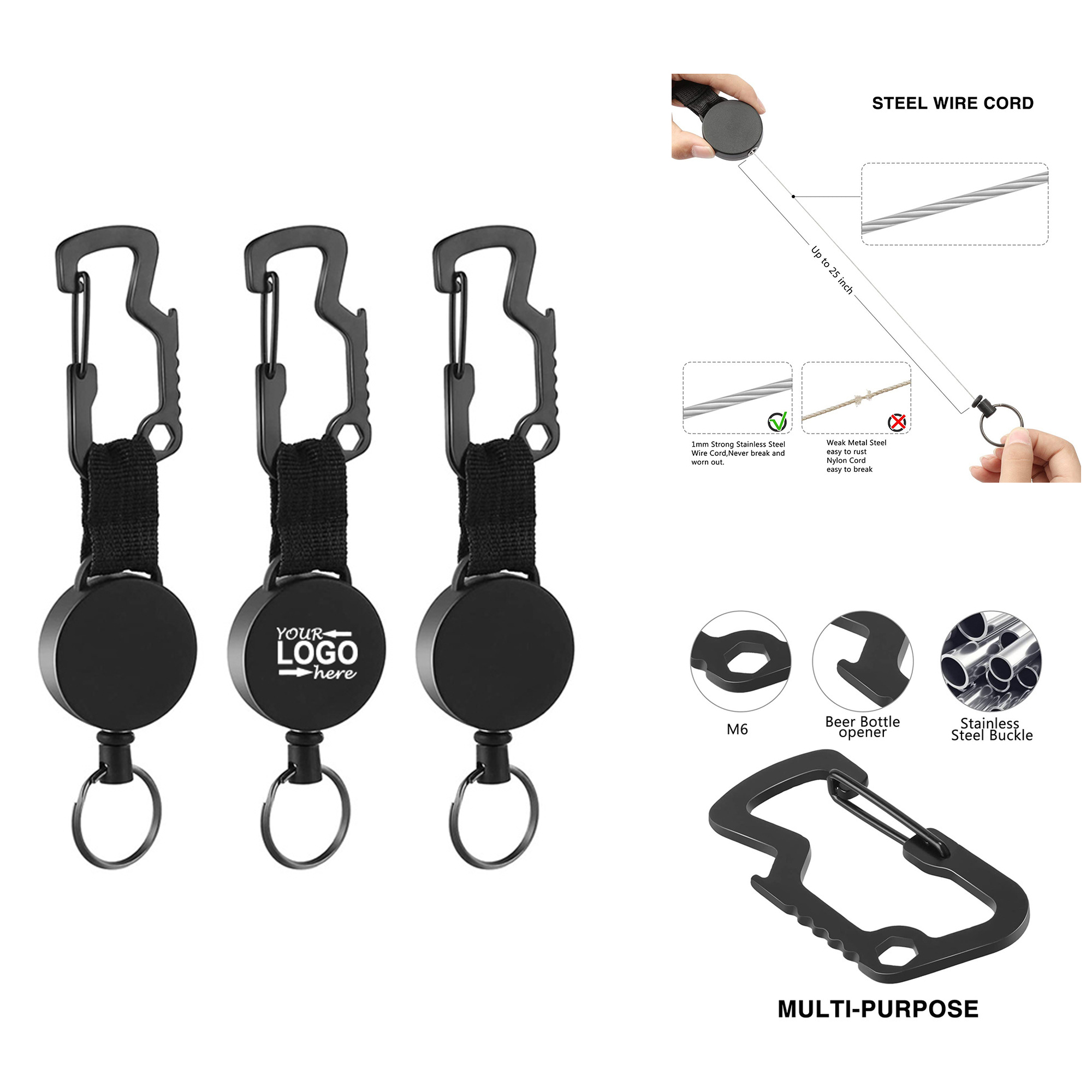 Elastic Telescopic Keychain 2