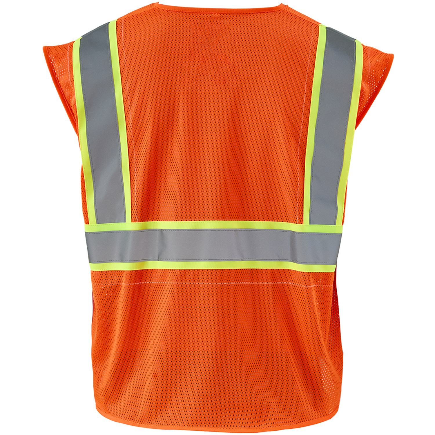 3.8 Oz. Polyester Class 2 Color Block Reflective Tape Safety Vest With Pocket 6