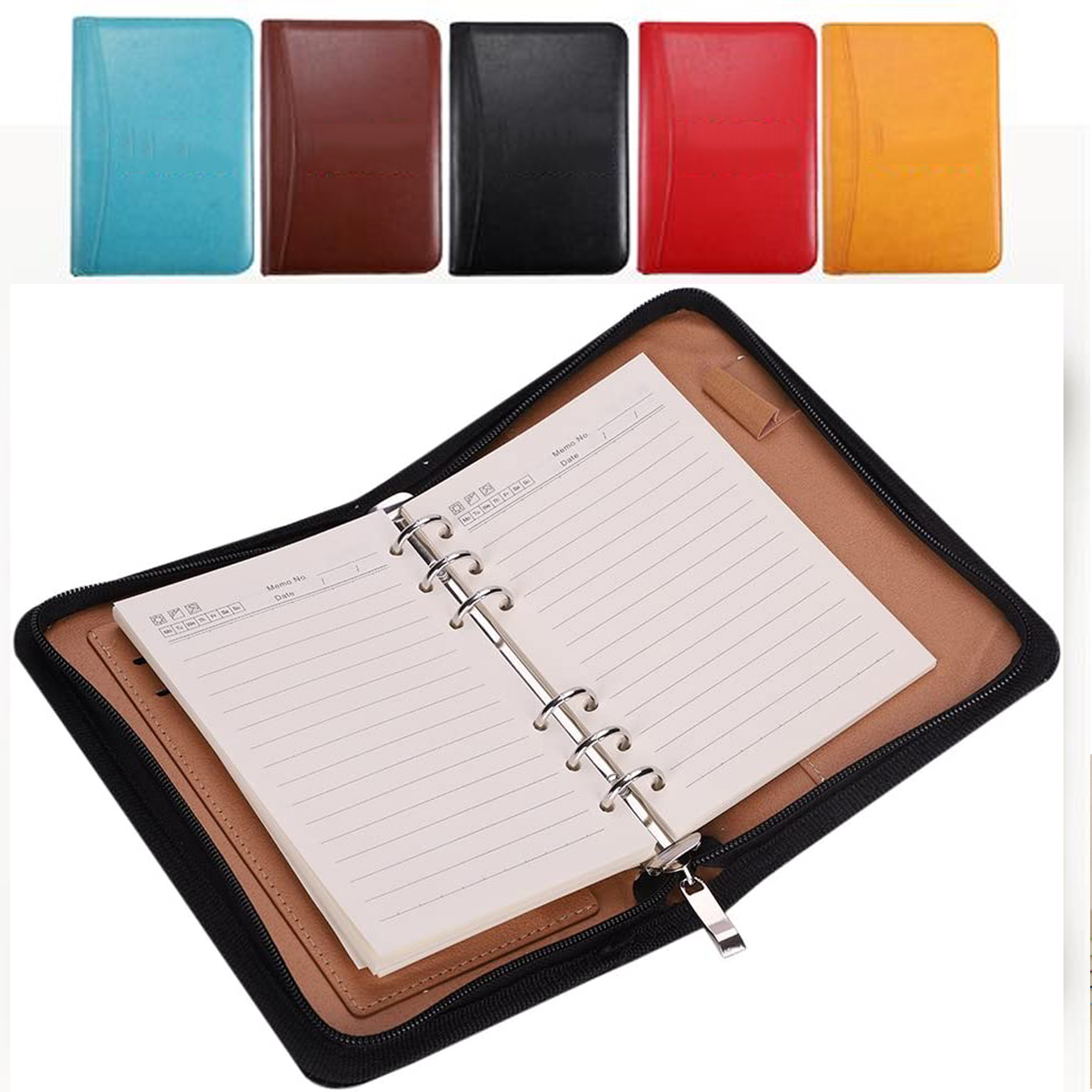A6 Zippered Conference Padfolio 2