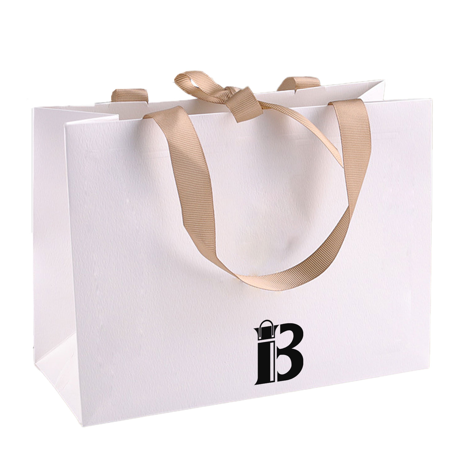 Gift Paper Shopping Bag W/ Bow Ribbon 8
