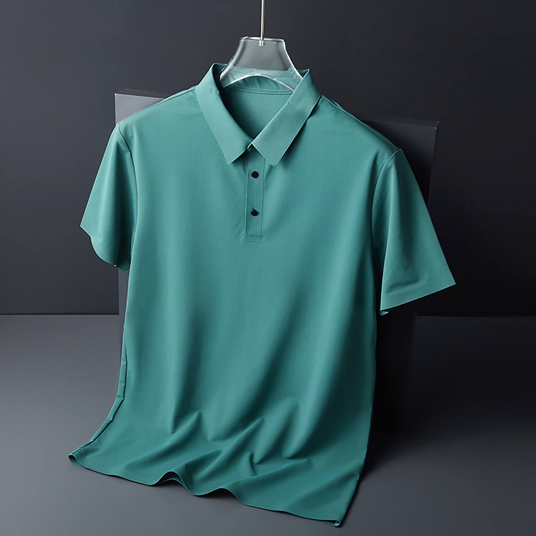 Essentials Men's Regular-Fit Quick-Dry Golf Polo Shirt 12