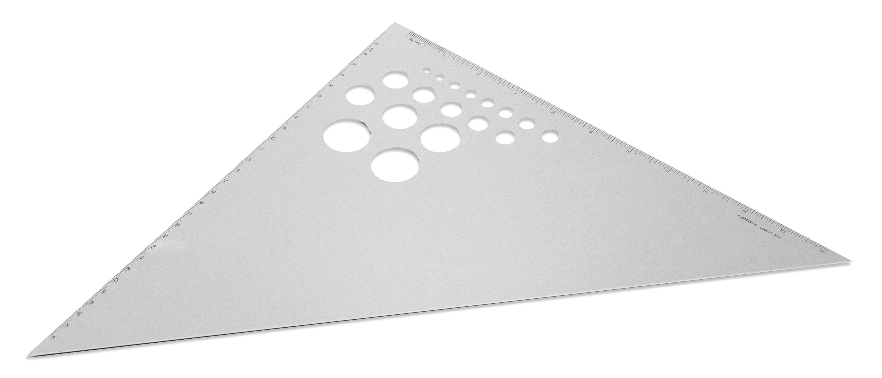 12" 45/90 Degree Aluminum Drafting Triangle 4