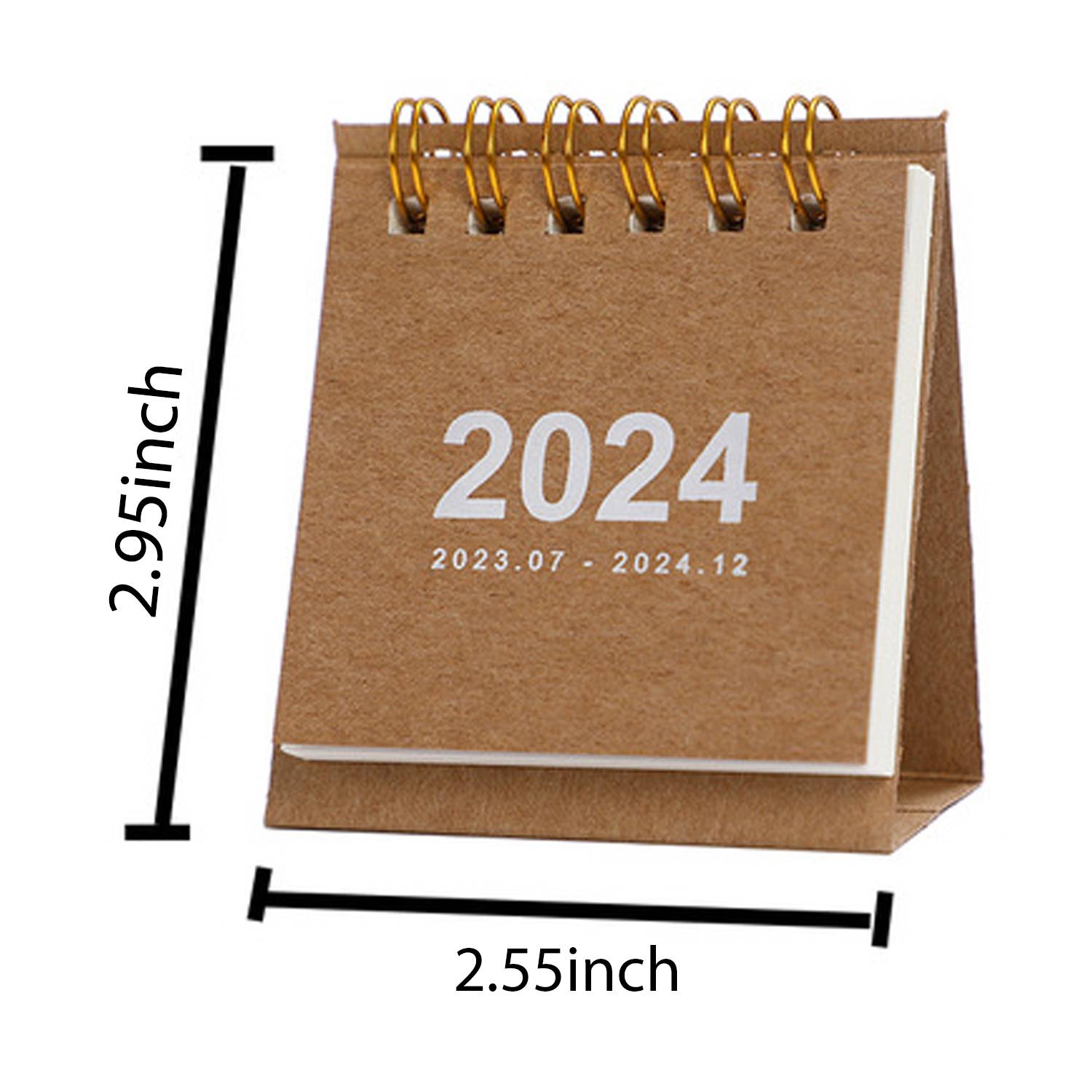 Kraft Paper Mini Desk Calendar 6