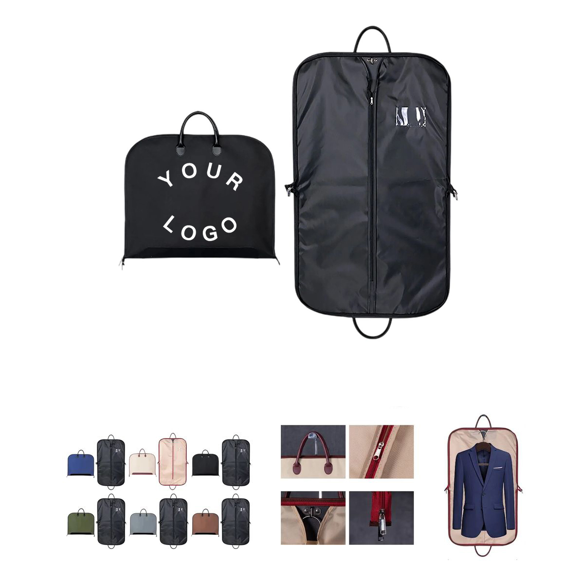 Portable Wardrobe Cover with Reinforced Bottom 6