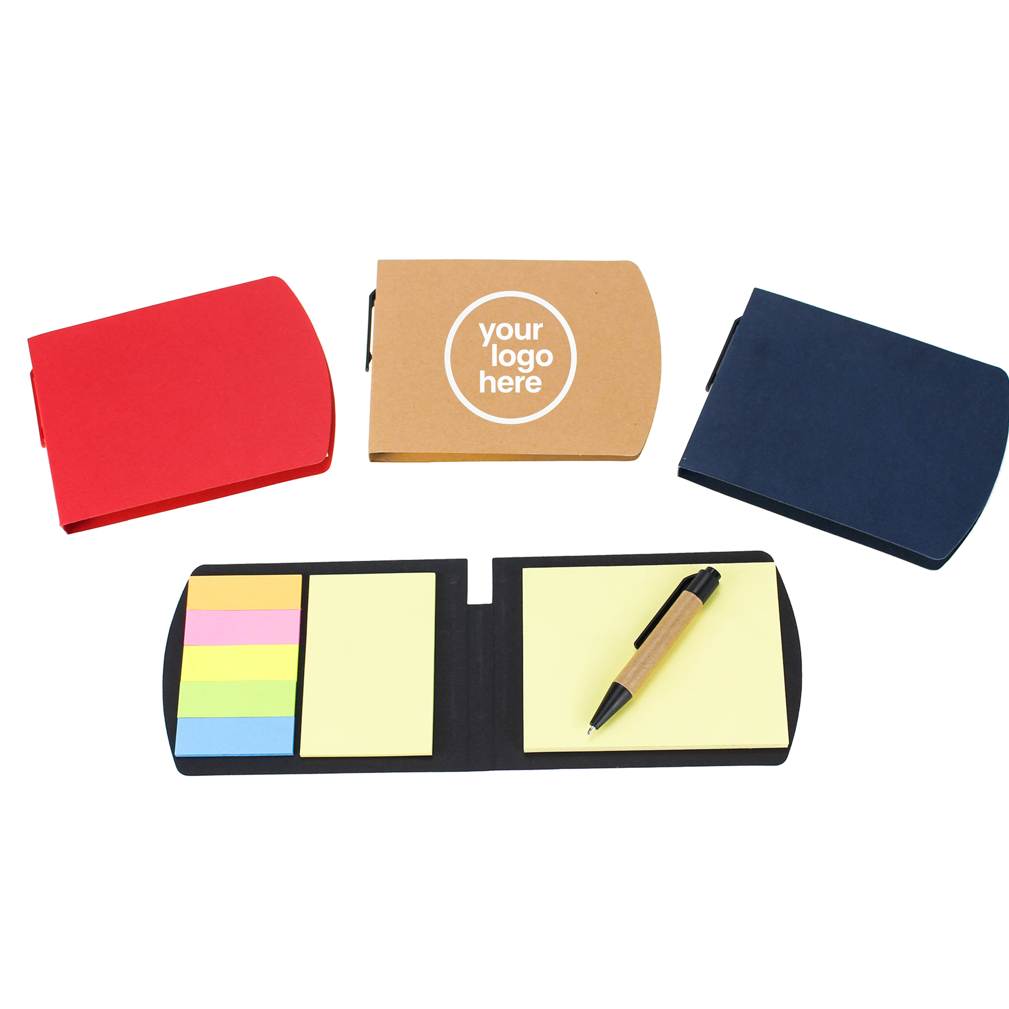 MOQ:50pcs Printed Sticky Notes Combo Set 2