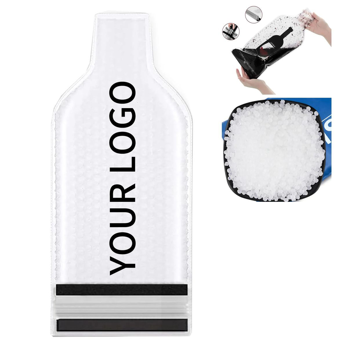 Plastic Wine Bag With Sealed Protection 3
